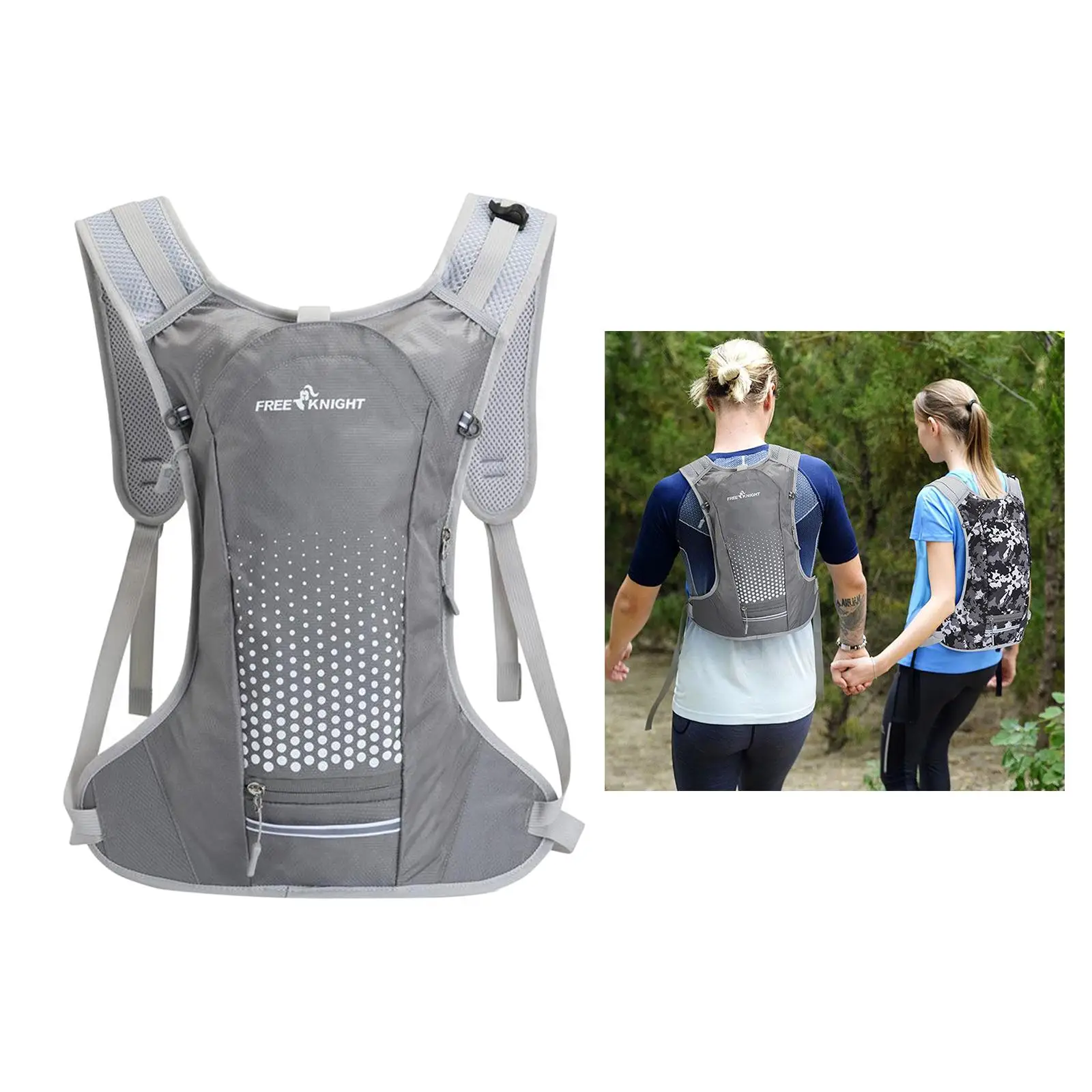 Small  Backpack L Water Bladder Bag for Men Women Kids, Fit Outdoor Gear for Hiking, Running, Cycling, Camping, Skiing