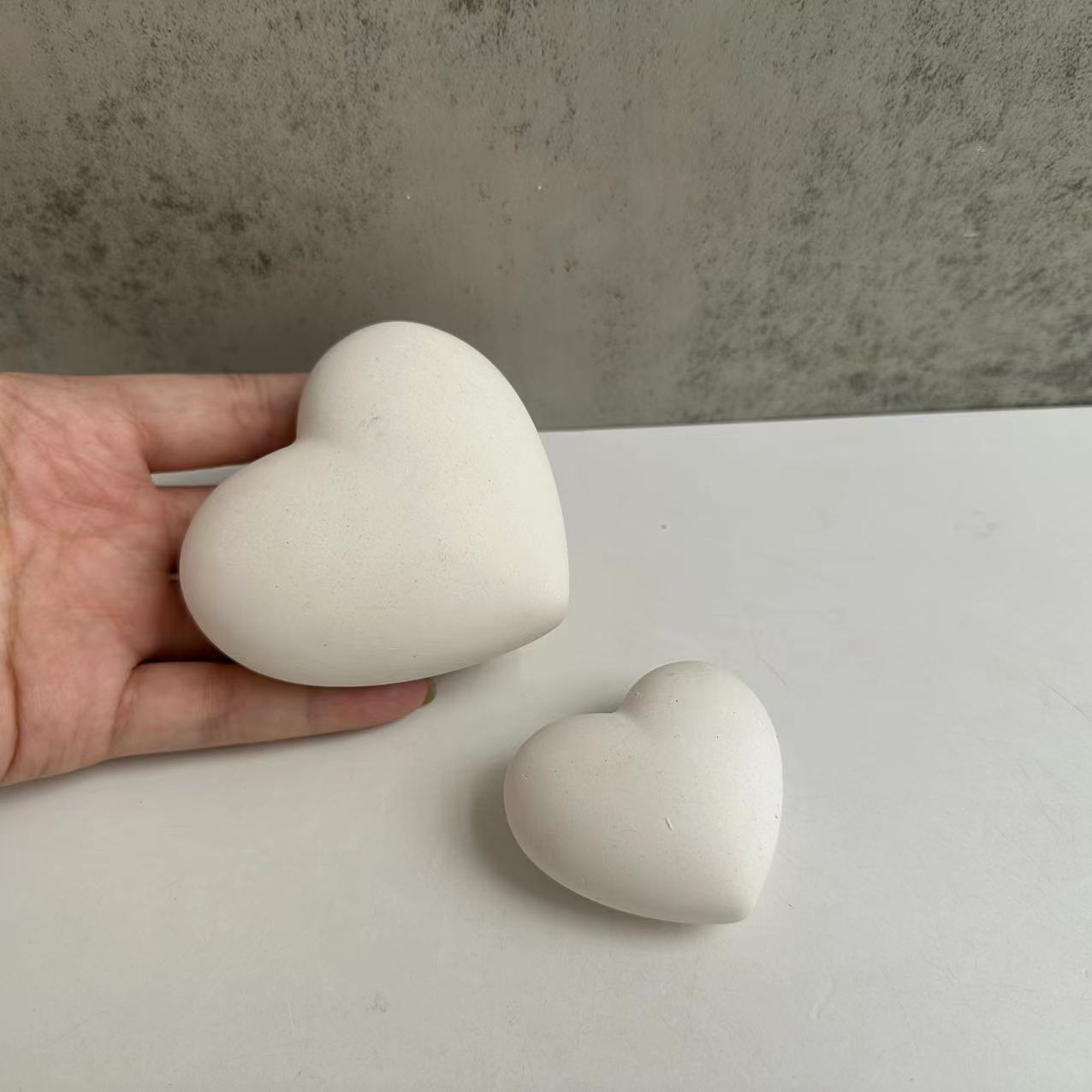 3D Liebe Herz Silikon Form Aroma Gips Kerze Form DIY Dessert Mousse Backen Gebäck Süßigkeiten Schokolade Formen Kuchen Dekoration – Detail 4