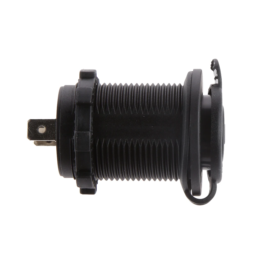2x Waterproof DC 12V/24V Car Motorcycle Cigarette Lighter Power Socket Plug