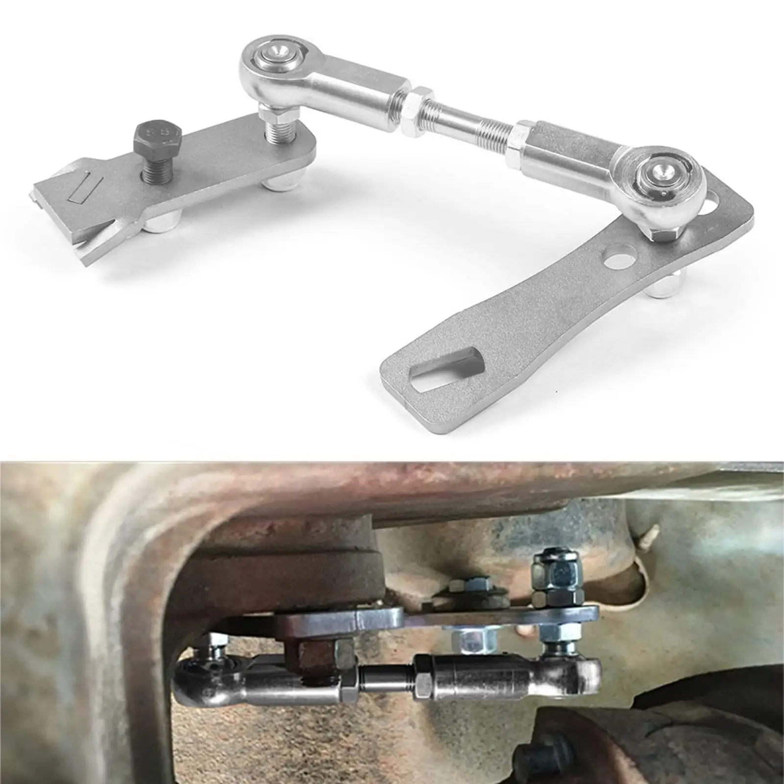 Stainless transfer Case Linkage without Drilling for XJ MJ 1986-01 Replacement