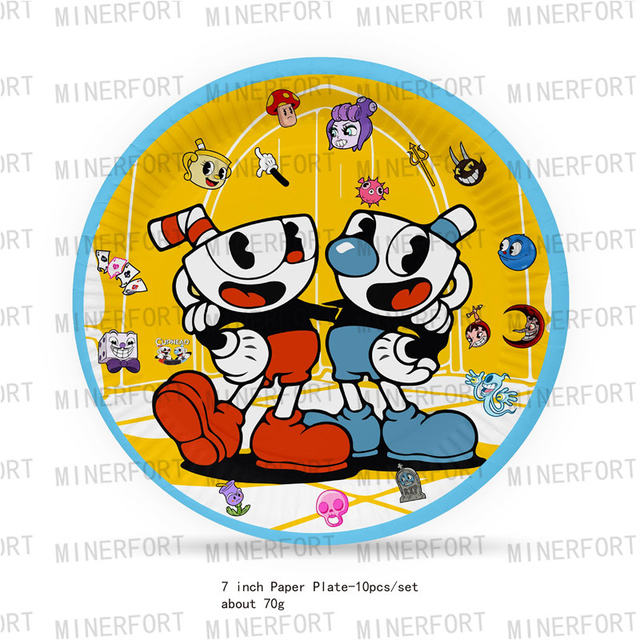 Camiseta Infantil Cuphead Show Xicrinho e Caneco Game