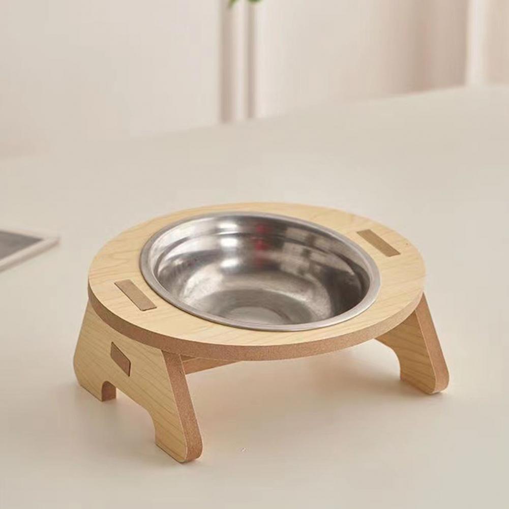 Title 8, Pet Feeder Single/Double Bowl with Anti-Knockov...