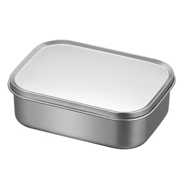 Stainless Steel Food Containers Lids - Stainless Steel Lunch Box Sealed Lid  Food - Aliexpress