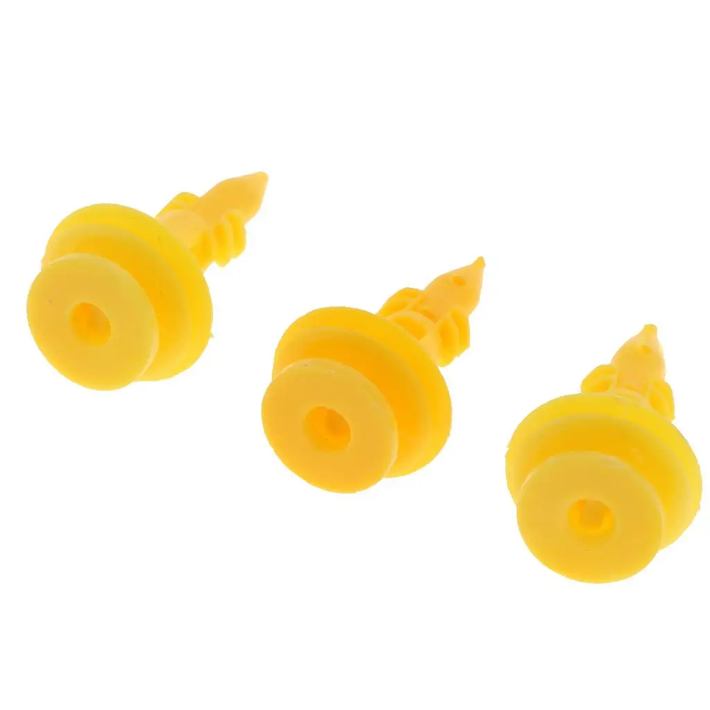 50PCS Tail Door  Panel Clips Retainer  Yellow