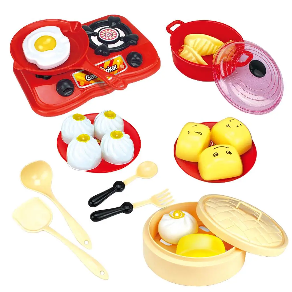 Breakfast Pretend food Set Educational Toys for Kids