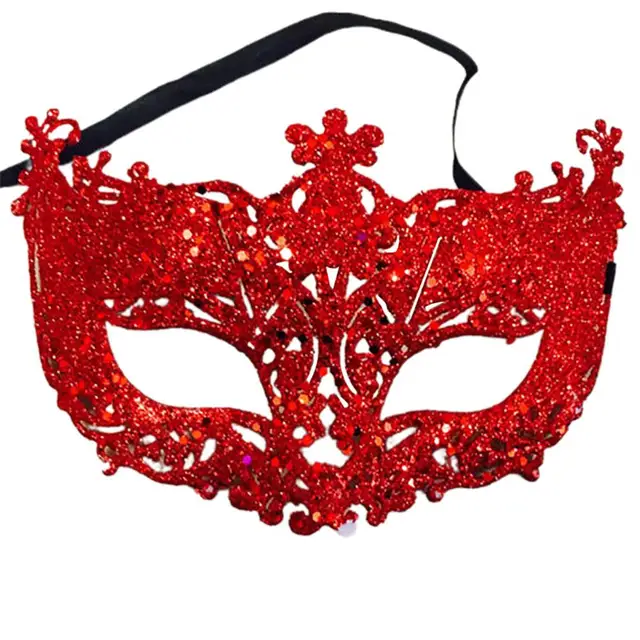 Máscara de fiesta para mujer, máscara de lujo de plumas de pavo real,  máscara de media cara, disfraz de Cosplay, máscara veneciana para niños -  AliExpress