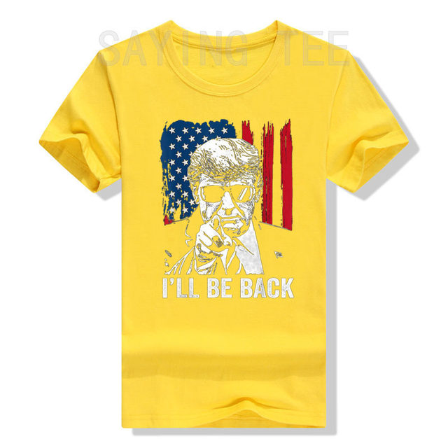 I'll Be Back Funny Trump 2024 45 47 Save America Men Women T-Shirt