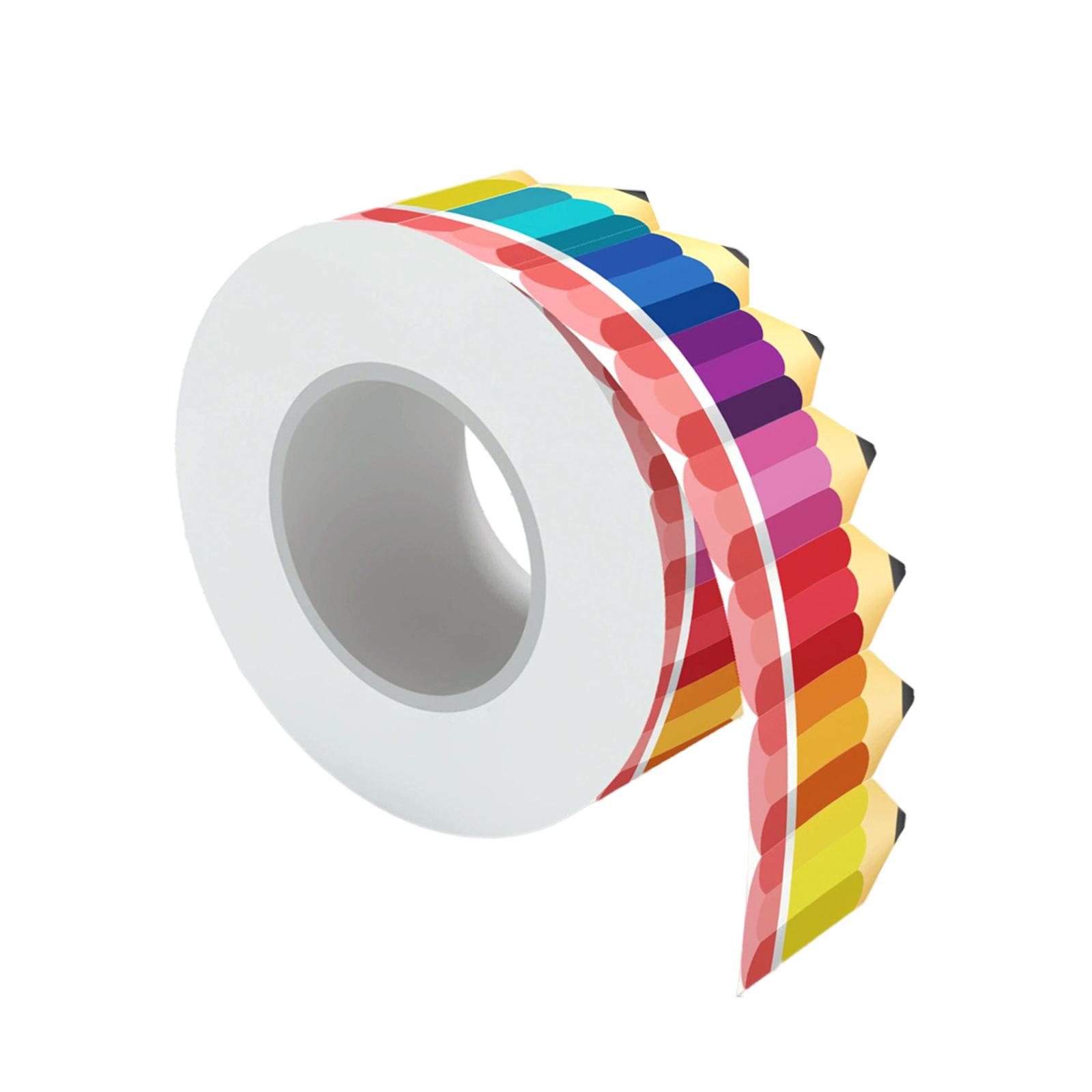 Description Picture 2 of itemPencil Bulletin Board Borders Colorful with Pencil Patterns Classroom Borders for White Board Office Blackboard Wall Decoration