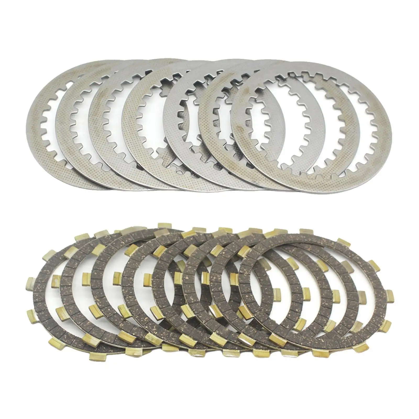 Clutch Friction Plates Disc  for XJR400 4HM FZ600 XJ650 Motocross ATV Outdoor 4H7-16321-01 4H7-16321-02 8 168-16325-00