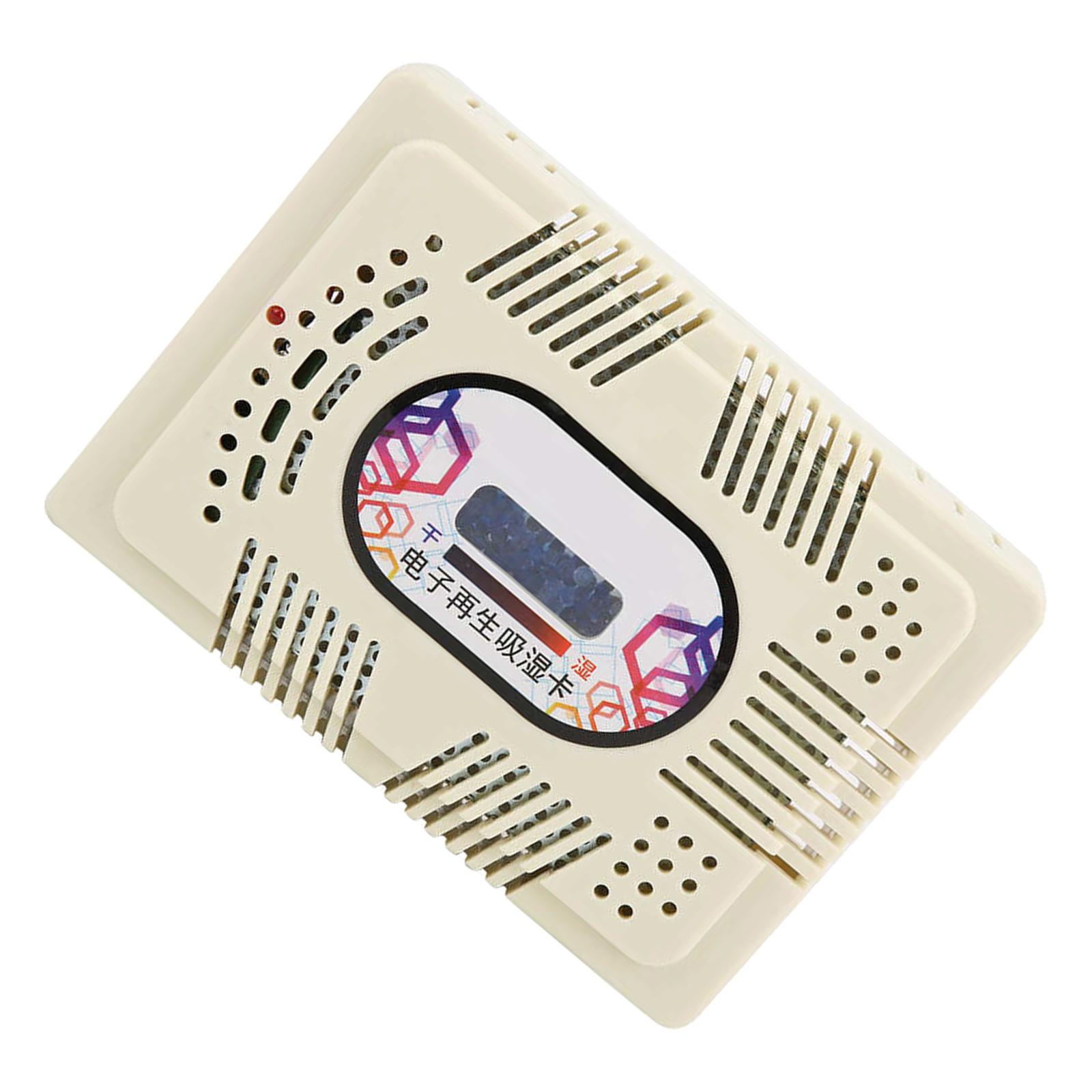 Electronic Regeneration Hygroscopic Card Dehumidifier High Performance Saving Space Durable 16W Portable Accessory US Adapter