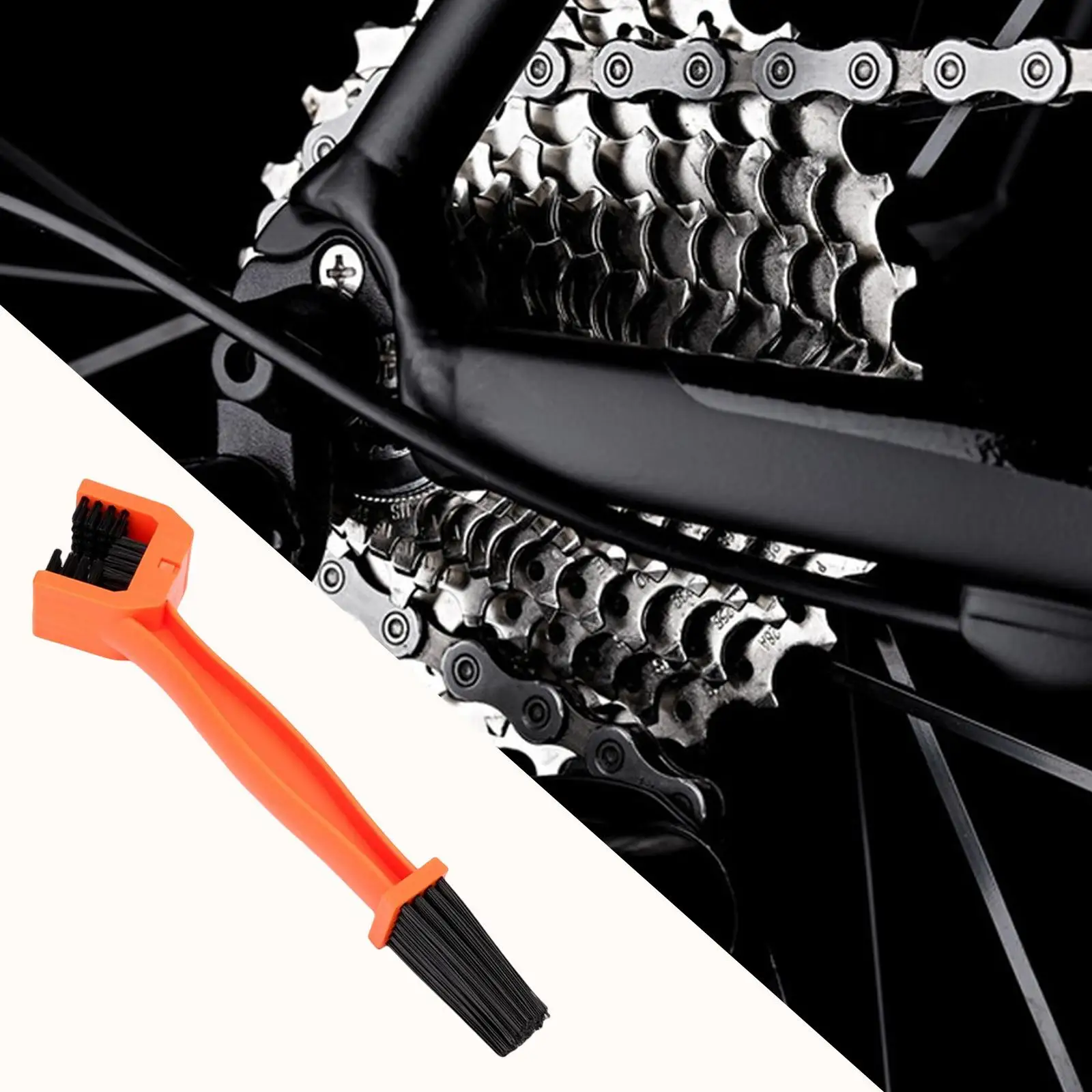 Motorcycle Chain Gear Brush, Portable Chain Gear Brush, Chain