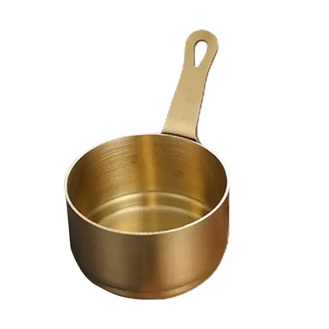 Pure Copper Small Milk Pot Single Handle Brass Pot Small Cooking Pot  Household Mini wok - AliExpress