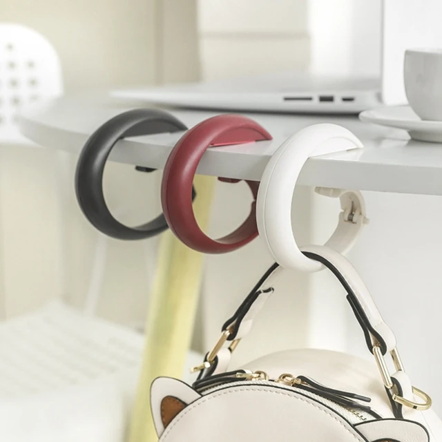 Portable Table Desk Hook for Bag Purse Handbag School Bag Hook Hanger  Office Desk Organizer Table Bag Holder Hook