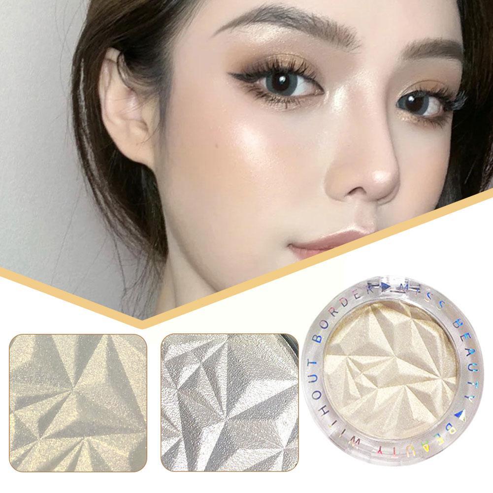 Best of 3D Embossed Highlighter Powder Palette Makeup Glow Cosmetics 2023 Highlight Shimmer Contour Illuminator Pallete Light Water A0J1 Reviews & Tips - Image 4