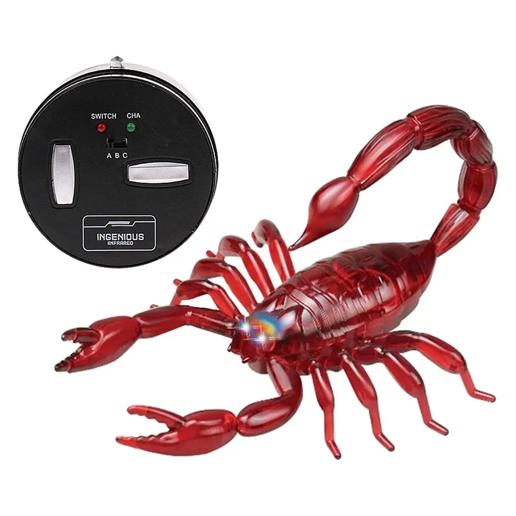 USB Remote Control Scorpion Toy Spoof Simulation Insects Scary Tricky Toys