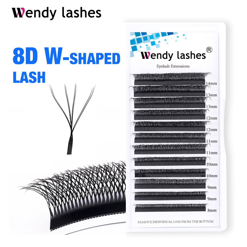 Best of 8D W Shape Eyelash Extensions Premade Volume Fan Lashes W Style Lashes Comfortable New Faux Mink Volume Lashes Natural Eyelash Reviews & Tips