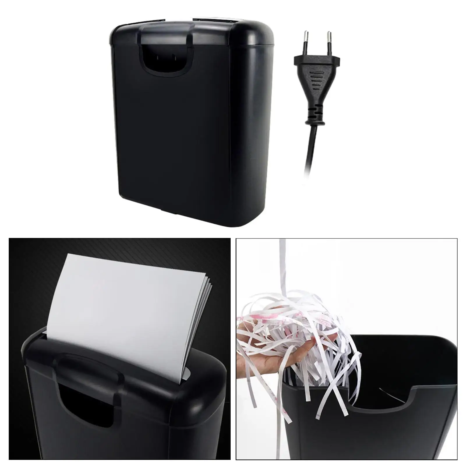 Paper Shredder Credit Card Mini Electronic Silent A4 Shredder Automatic 10L Capacity