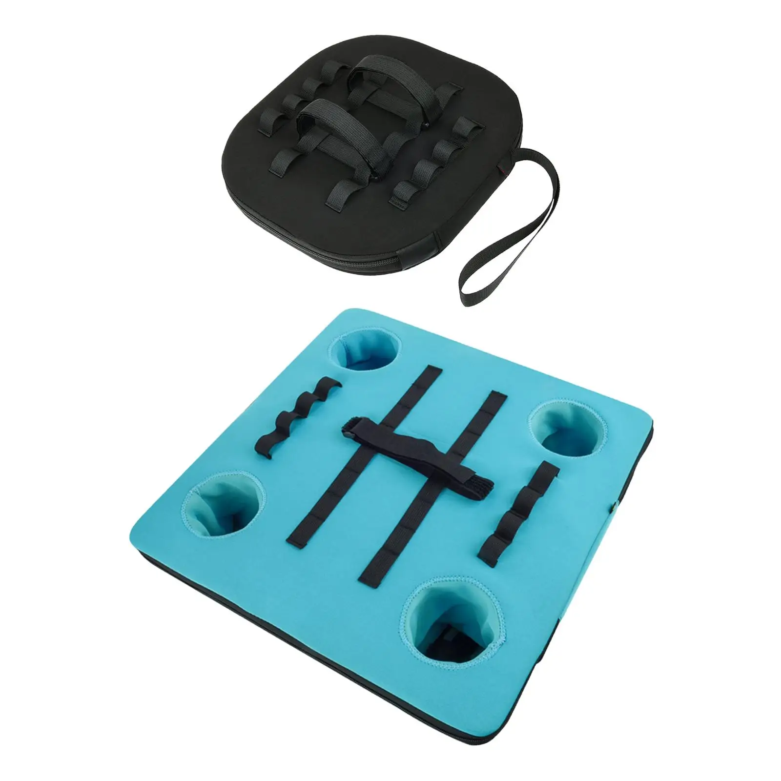 Floating Phone Holder, Floating Table, Serving Tray, Cup Holder with Straps,