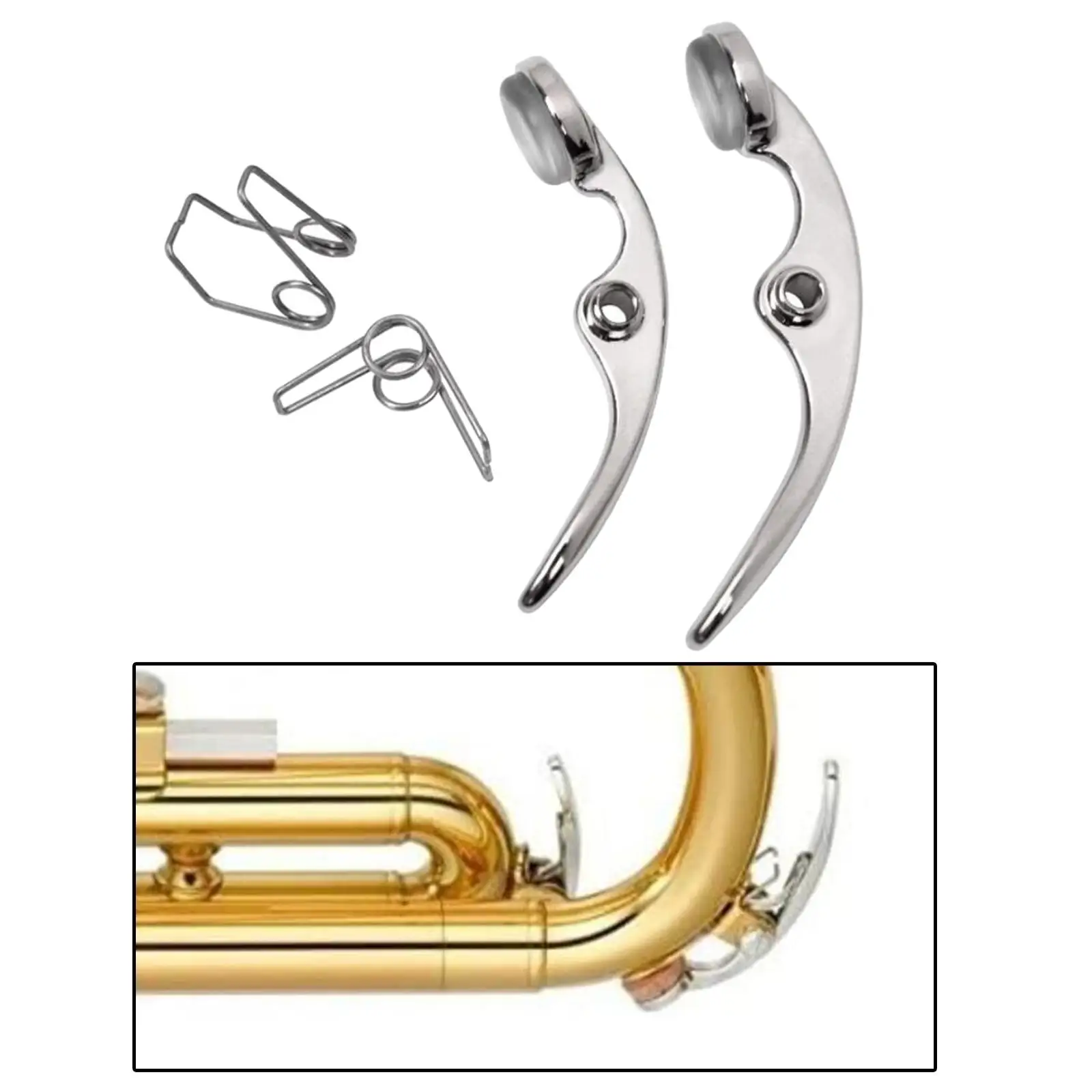 Trumpet Water Key Valve Portable Drain Valve Key for Trombone Trumpet Wind Instr