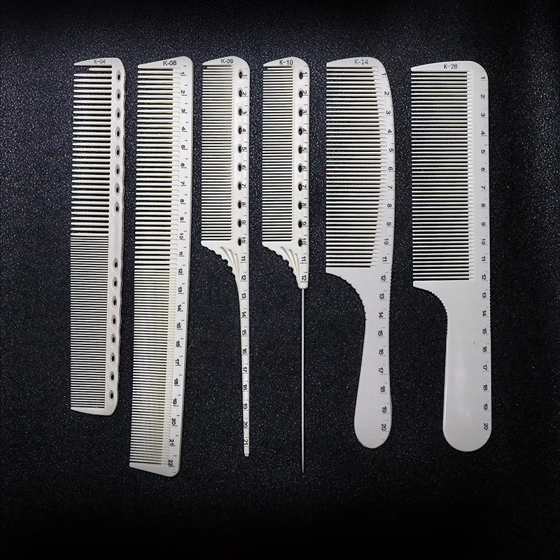 Best of 1pc Professional Hairdressing Cut Comb Barber Unbreakable Hair Cutting Comb With Laser Measure Scale Hair Cut Comb Reviews & Tips