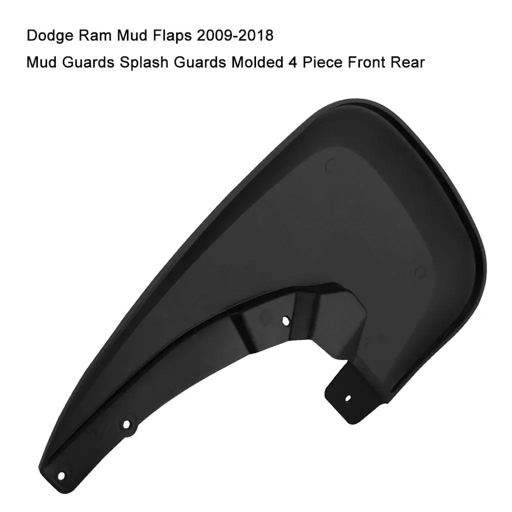4pcs  Guards Mud Flaps Mudflaps for Dodge Ram 1500 2500 3500 2009-2018