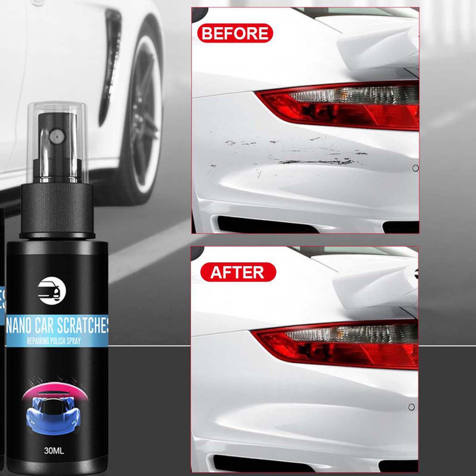 Ceramic Coating Spray Car Repairing Spray with Sponge for Car Scratch 30ml Car Scratch Repair Removal Car Scratch Remover