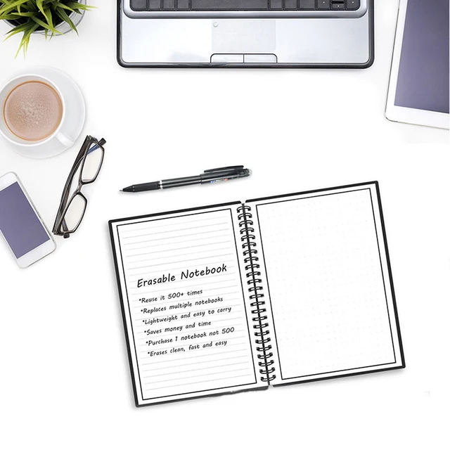 Smart Reusable Notebook A4 A5 A6 Erasable Wirebound Notebook Sketch Pads  APP Storage Office Drawing Kids Gift VIP Drop Shipping