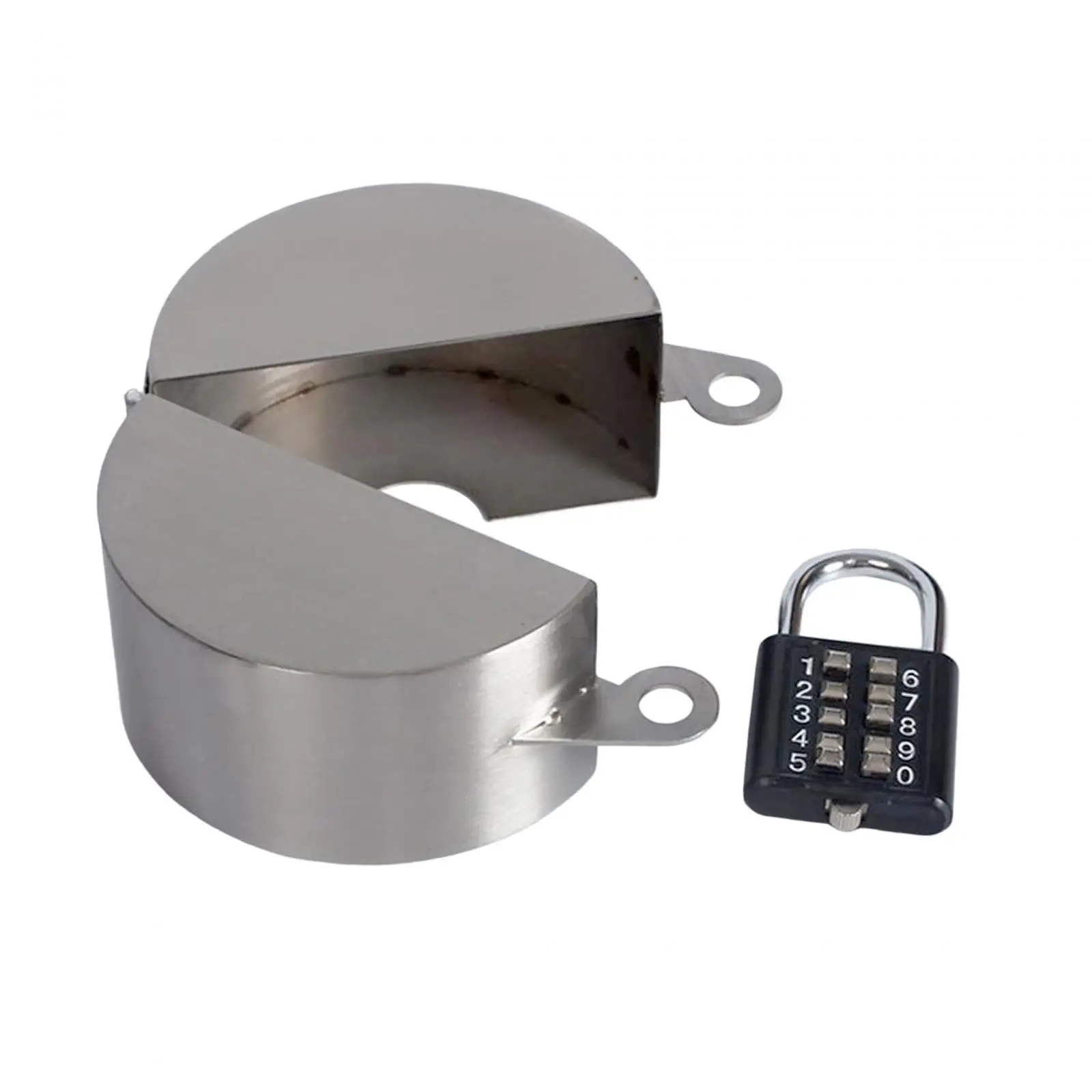 Gate Faucet Locking Device, Stainless Steel, Faucet Cover for Outdoor