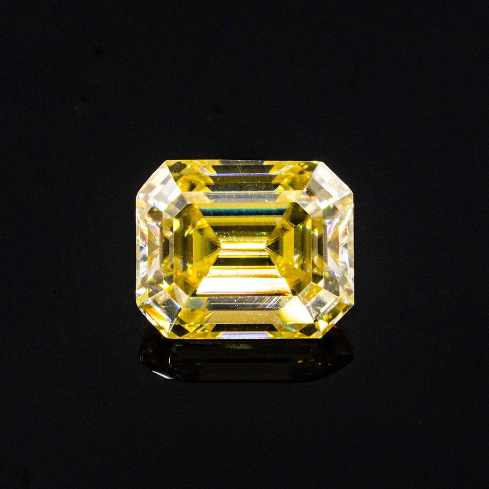 Goldgelb Farbe geometrische Moissan ite lose Stein Prinzessin Birne Herz strahlend Smaragd oval geschnitten Moissan ite Edelstein Perle Pass Tester – Detail 6