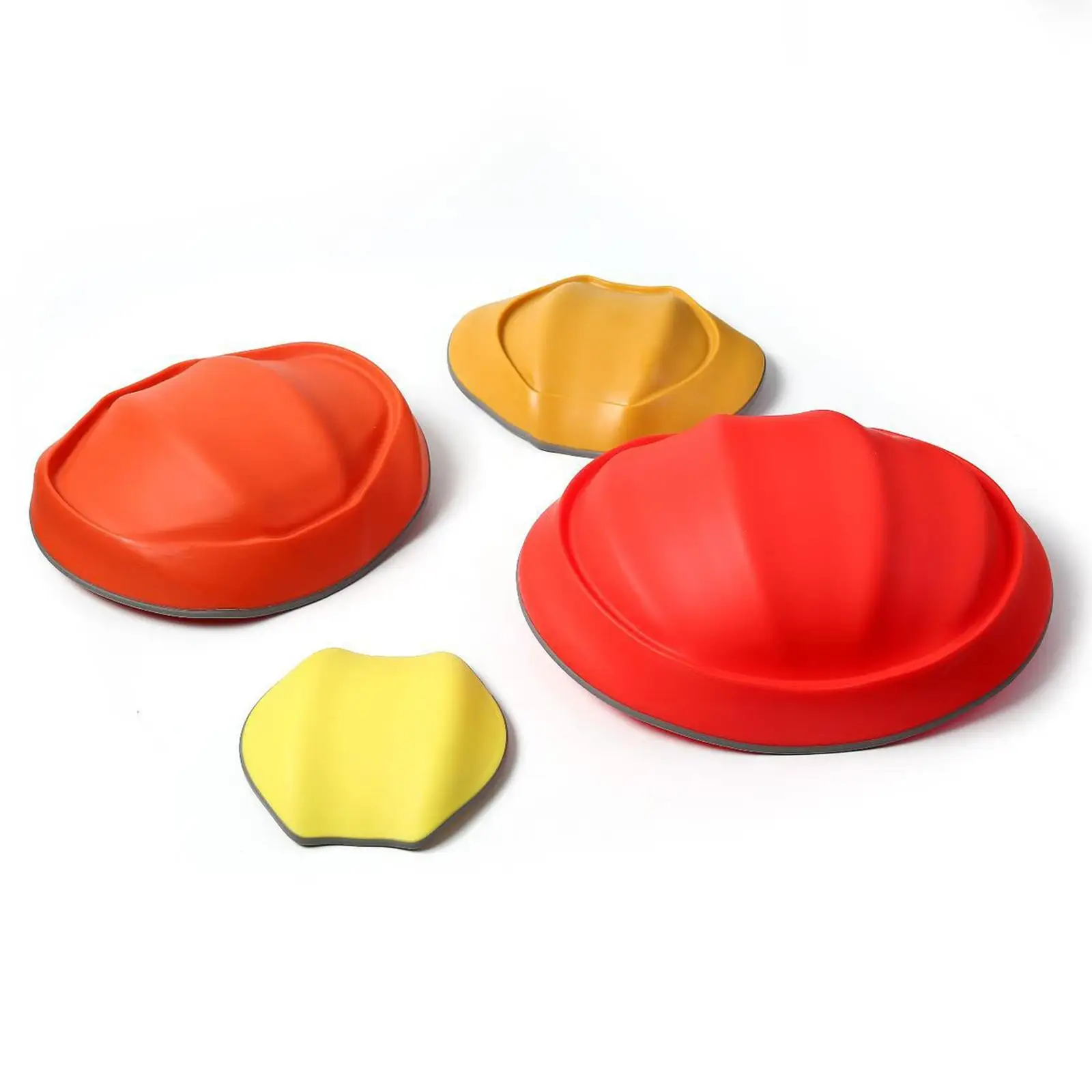 4 Pieces Balance Stepping Stones Exercise Coordination and Stability Outdoor Balance River Stones for Ages over 3 Family