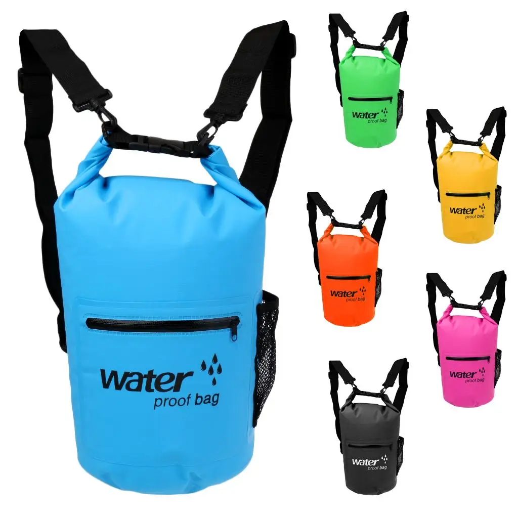 0L 20L Waterproof Roll  Bag for Kayaking, Camping, Boating, Beach, Water Sports