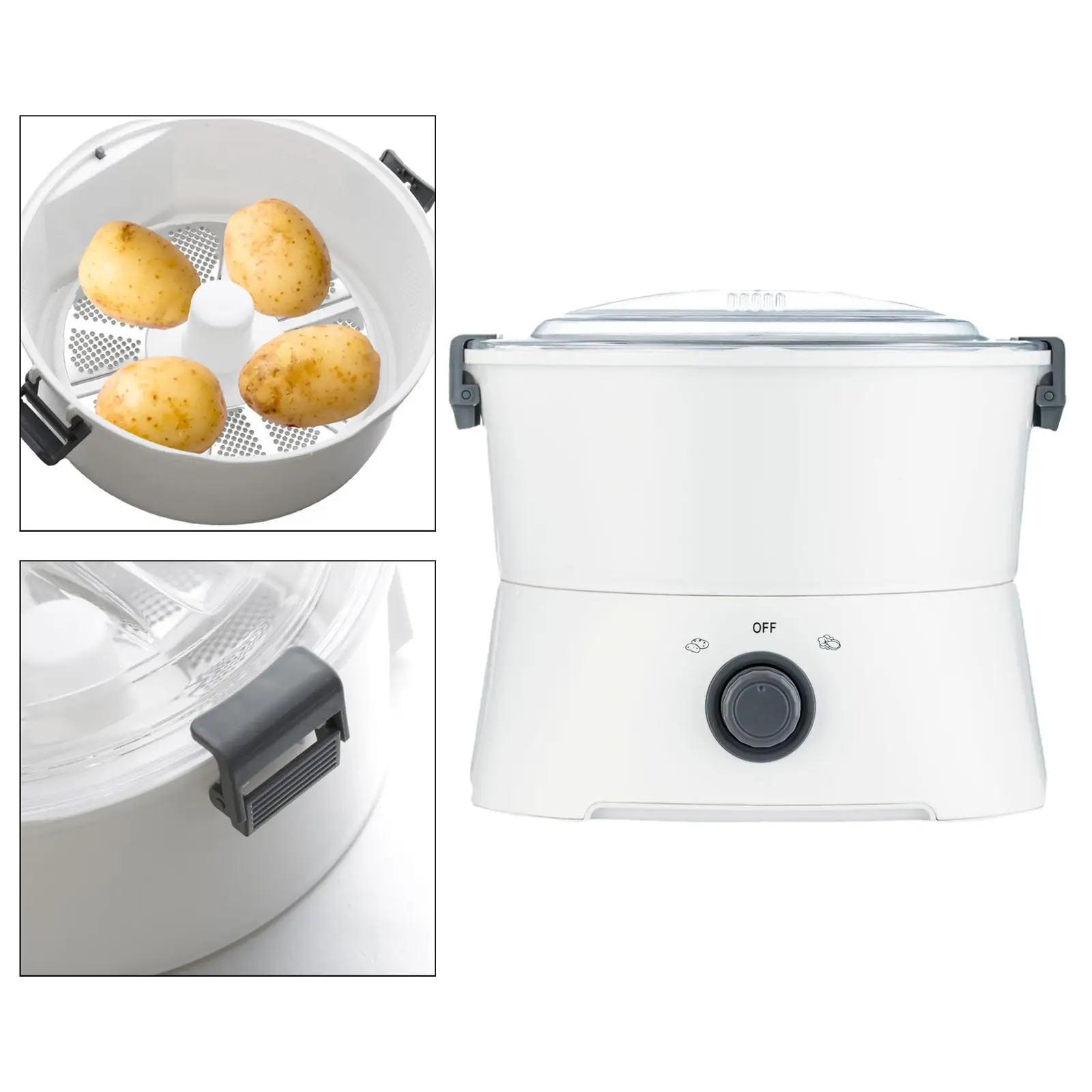 Electric Potato Peeling Machine Multipurpose Portable Automatic Potato Peelers for Kitchen Hotel Household Restaurant