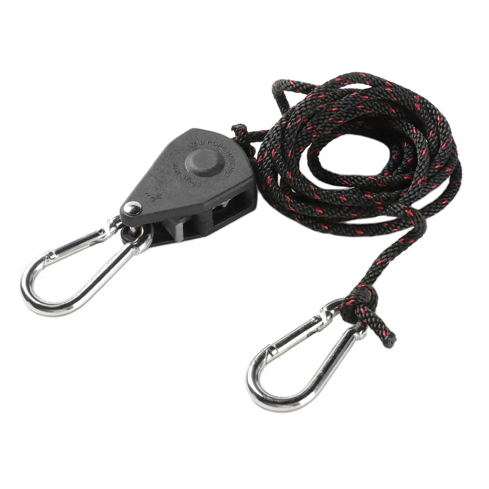 Rope Hanger for Grow Light Canopy Fix Rope Rope Hook Hanger 7.87ft Long Camping