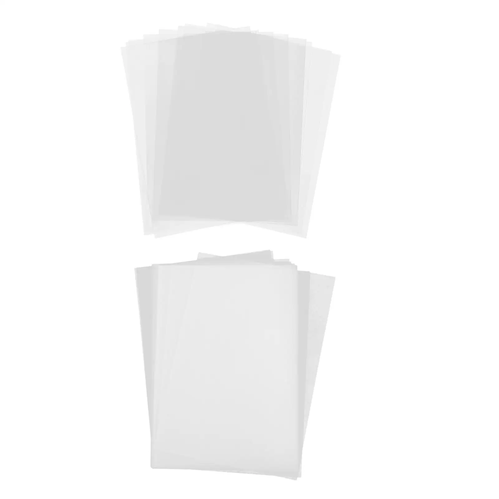 10x Heat Shrink Sheets DIY Blank Shrink Film Paper Card Making