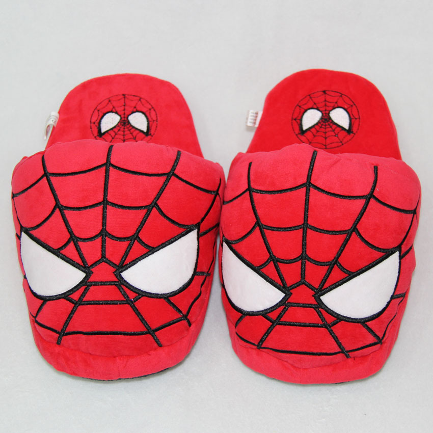 mens spiderman slippers