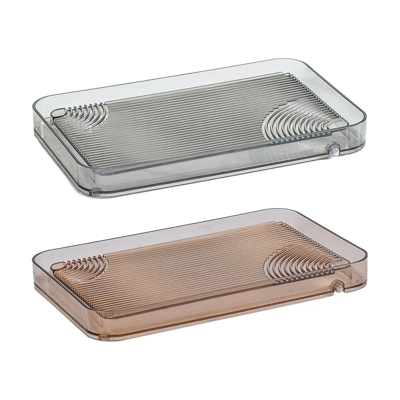Rectangle Serving Tray Drainer Tray Tableware Food Container Tea Plate for Kitchen Bathroom Living Room Dressing Room Ornament