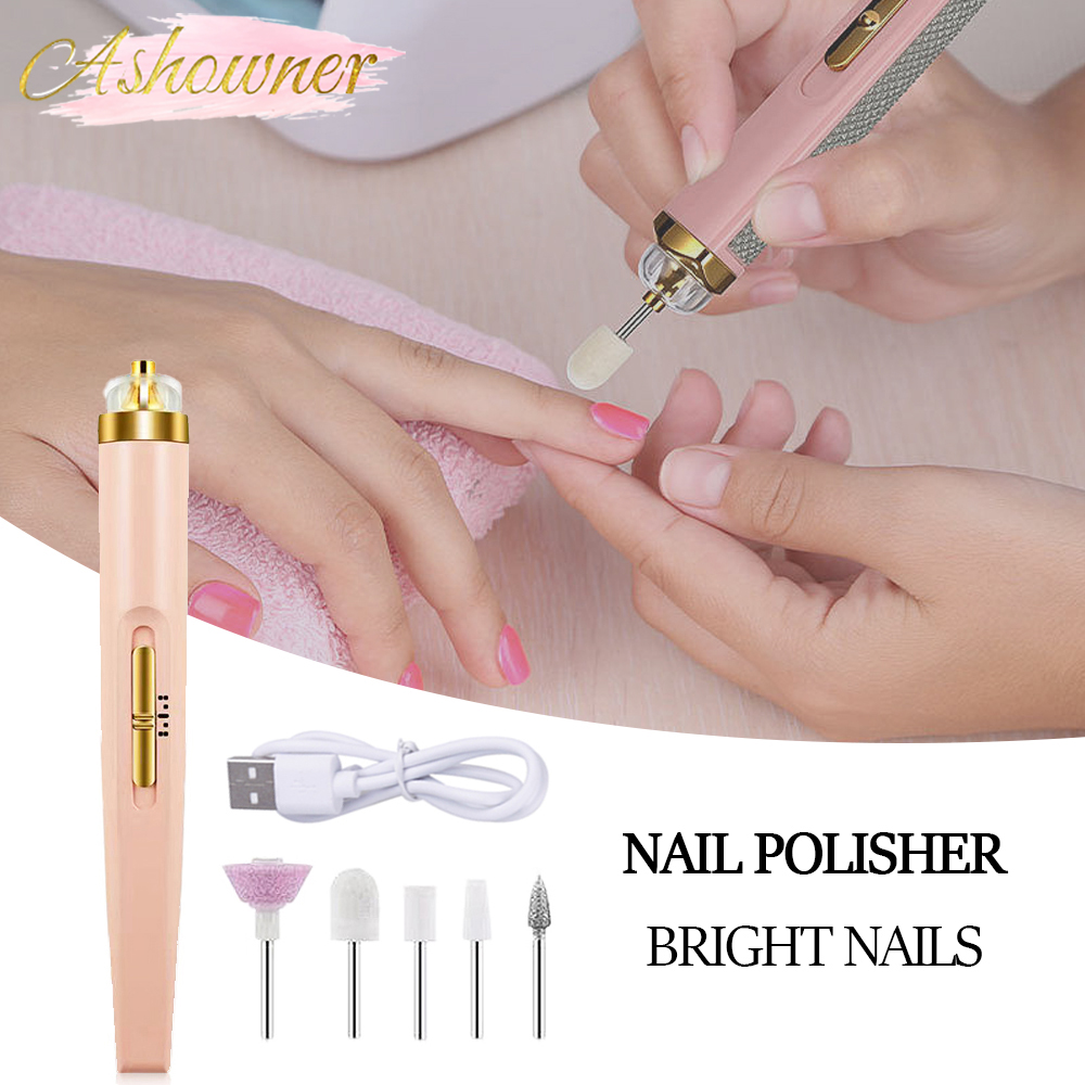 Best of Electric Nail Set Manicure Set 5 In 1 Electric Manicure Machine Nail Drill Mill For Manicure Grooming Kit Polisher Remover Reviews & Tips