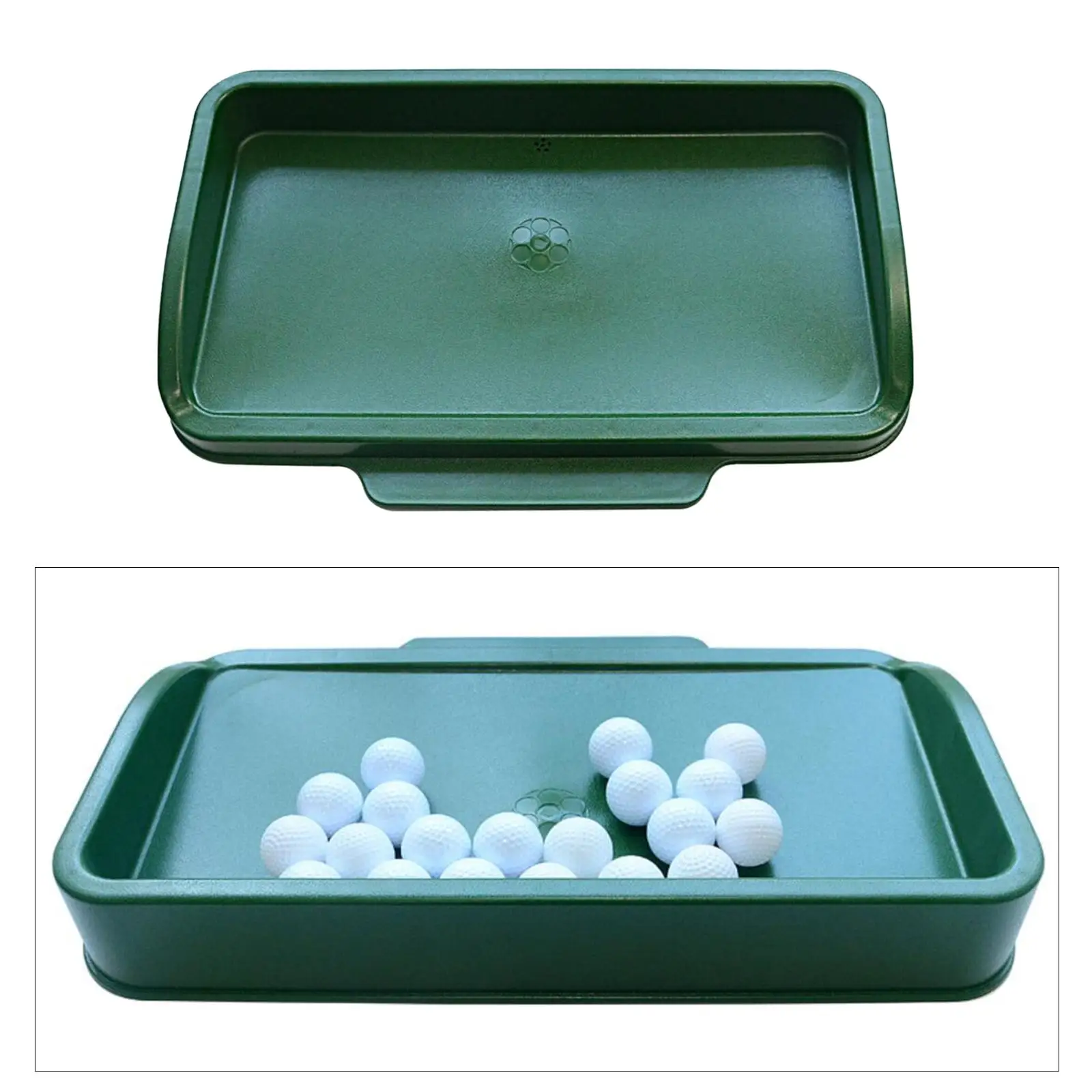 Golf Ball Tray Driving Range Golf Balls Storage Container Driving Range Golf Balls Organizer Box for Practice Golf Accessories