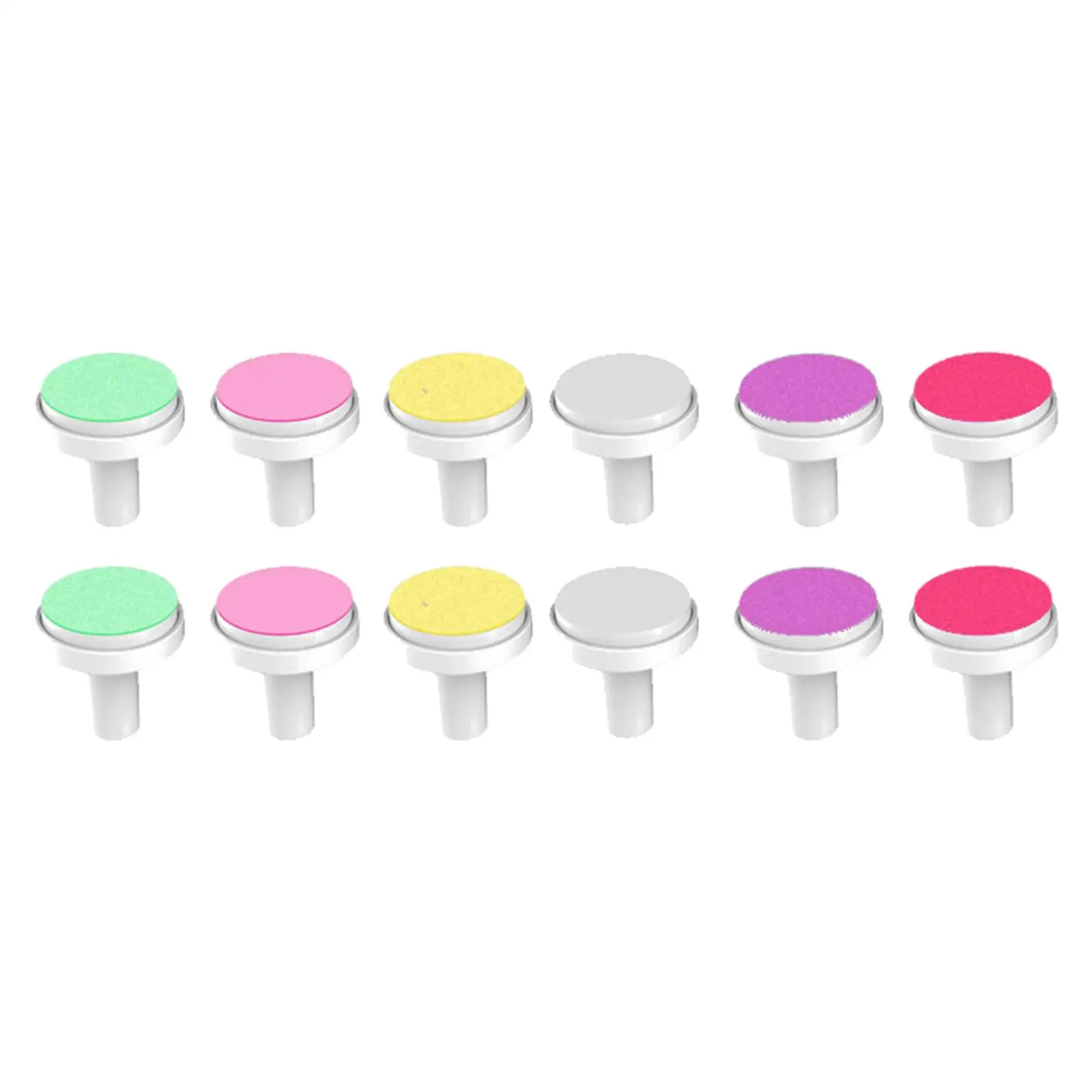 12 Pieces Electric Baby Nail  Head Replacement for Kids Nail 