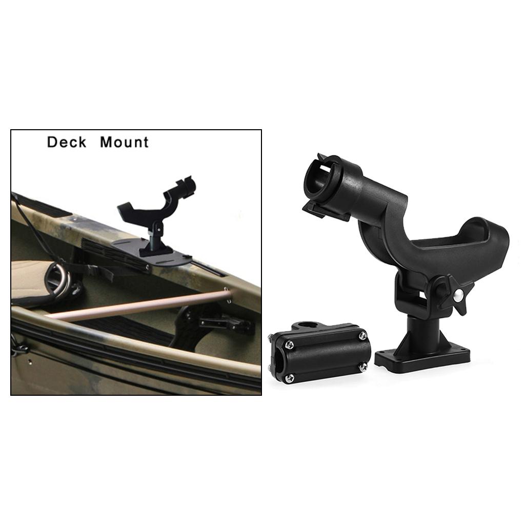 Adjustable Raft Boat Kayak Fishing Rod Pole Stand Bracket Mount Holder Rack*