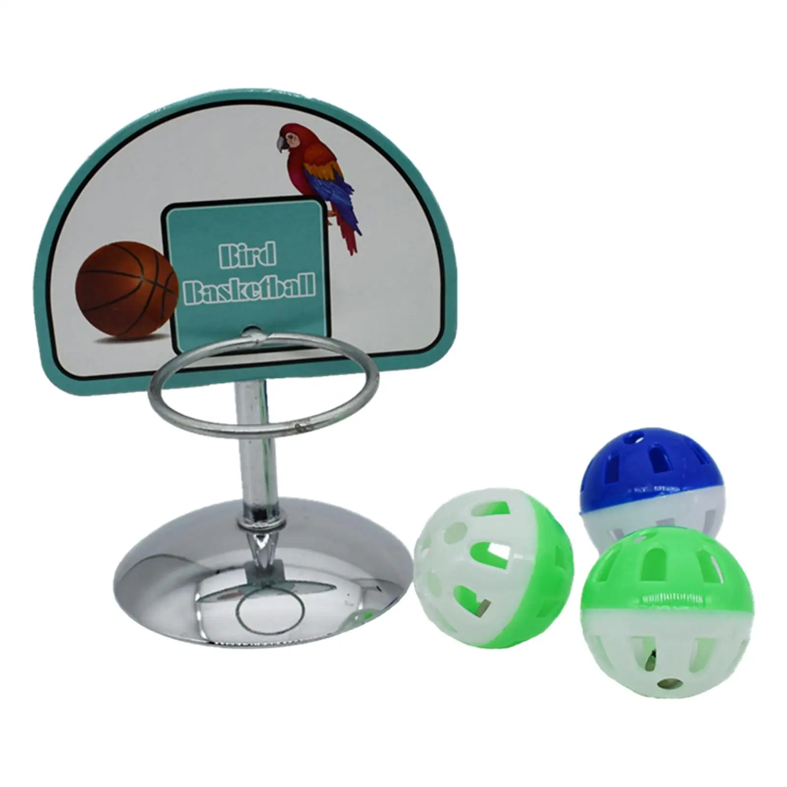 Bird Training Basketball Toys Parrot Intelligence Toy with 13