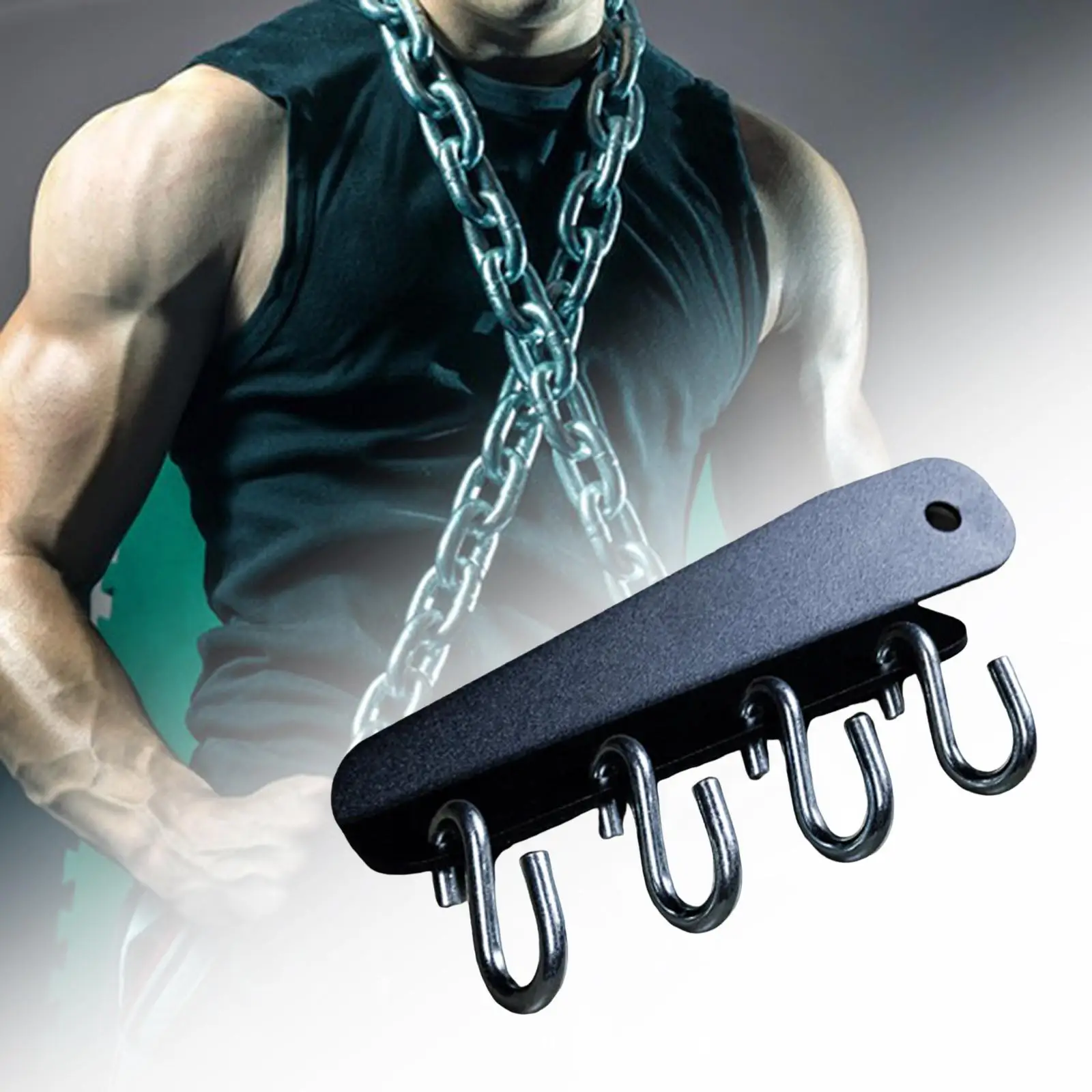 Gym Chains Rack Organizer Holder, Wall Mount, Exercise Training Heavy Duty Wall