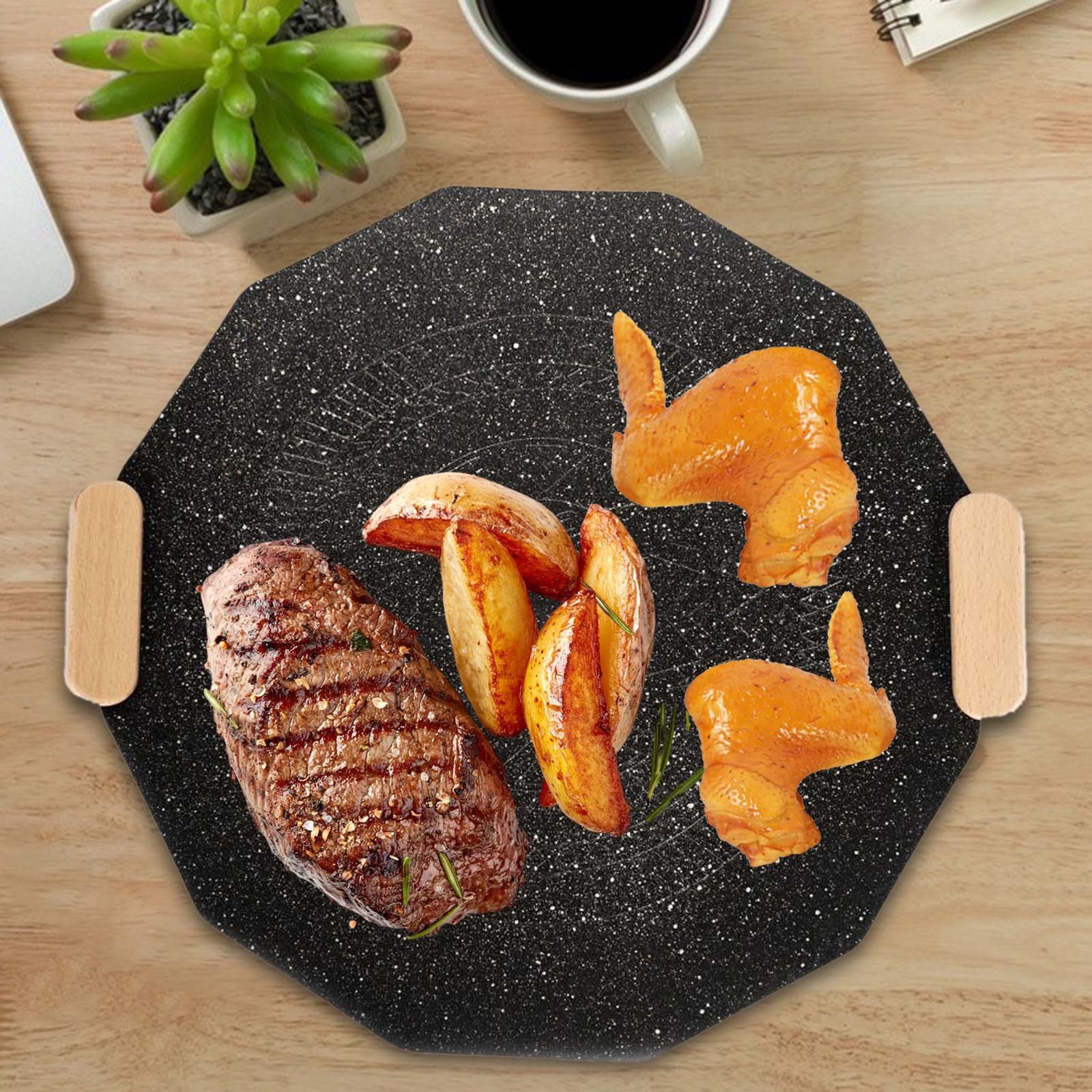 Title 1, Nonstick Grill Pan Multifunctional hand Grip Gr...