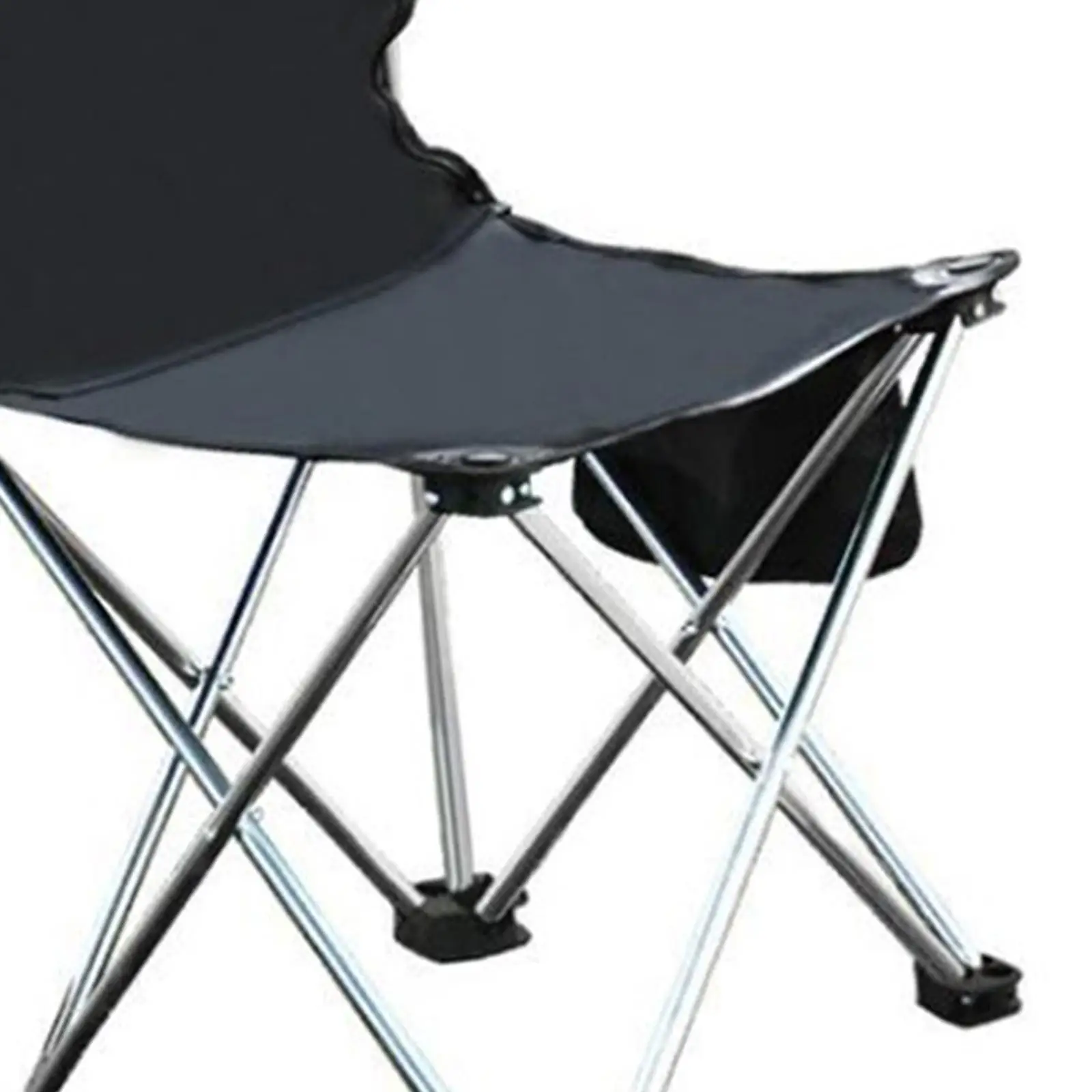 Portable Camping Chair with Side Pocket and Carrying Bag Included, Collapsible Chair for Camping, Beach, and Sports