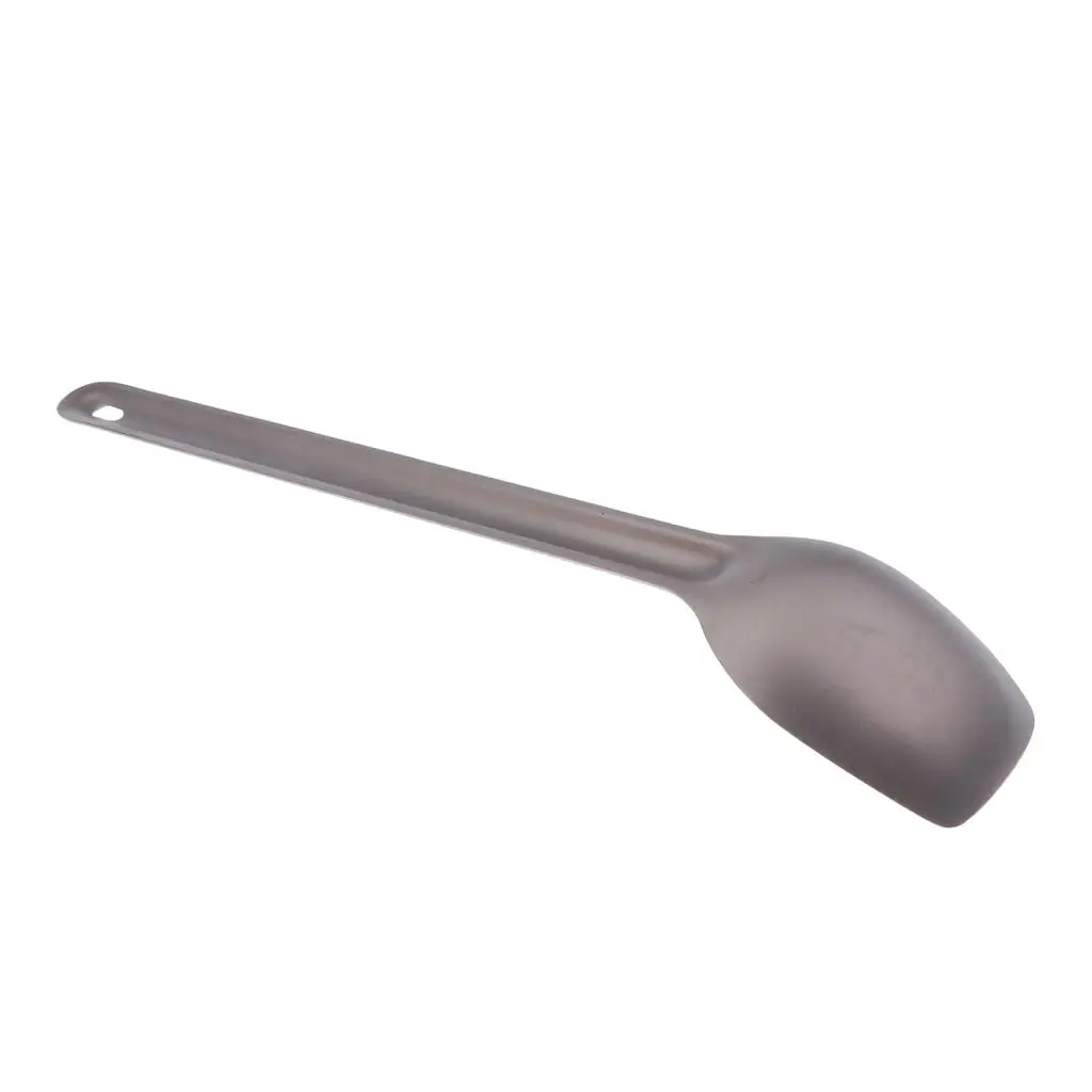 Titanium Long Spoon Lightweight Spoons Outdoor Camping Tableware Accessories