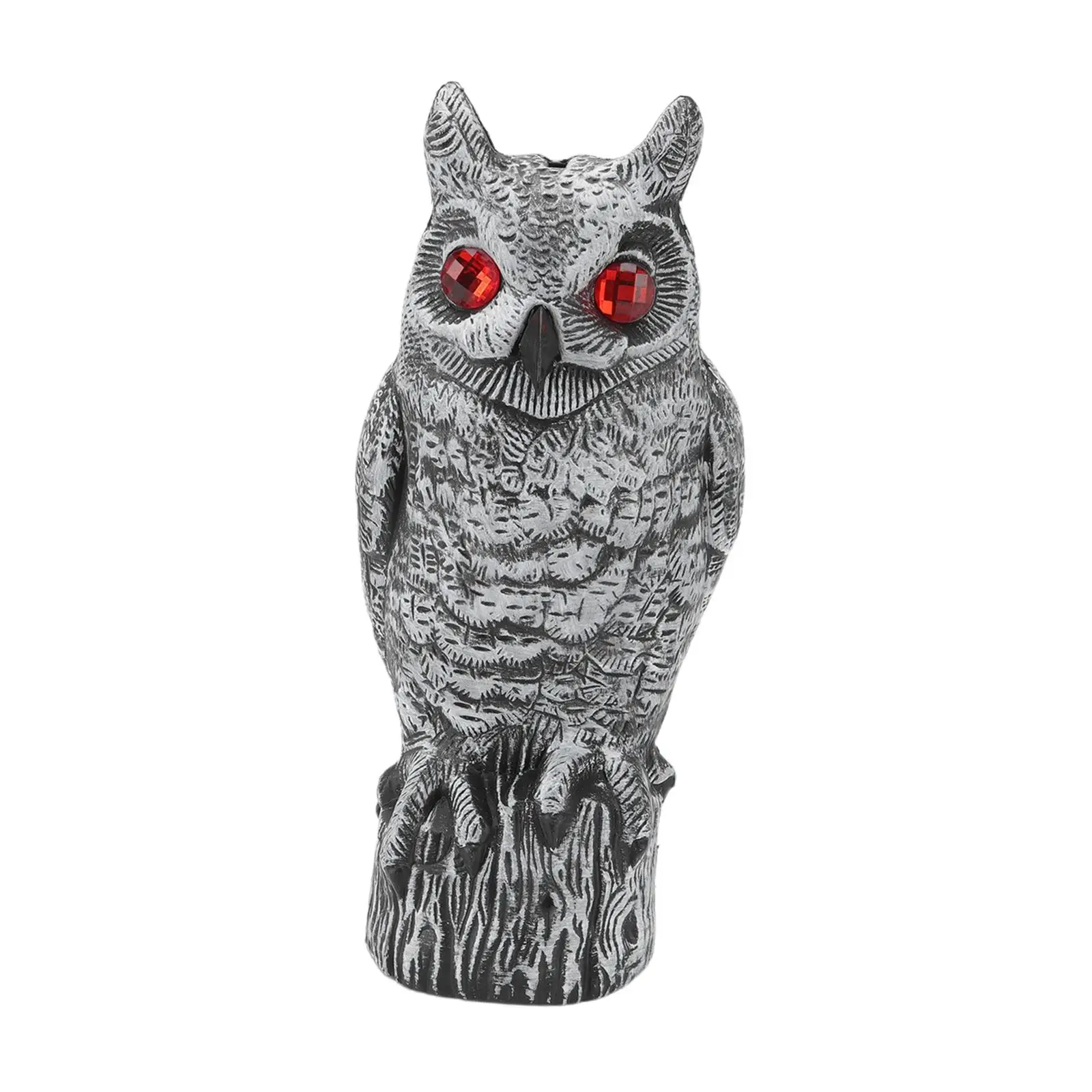 Fake Owl Bird Deterrent Scary Decor Sparrows Owl bird Deterrents Device Away Decoration for Home Vegetable