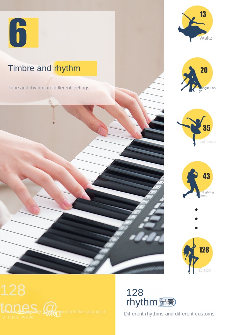 Title 20, Electronic Digital Musical Keyboard Professiona...