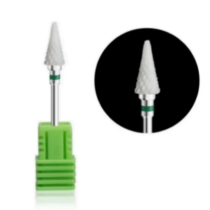 Description Picture 4 of itemCeramic Nail Drill Bits Milling Cutter For Manicure Gel Polish Removal Cutter Nail Sander Tip Professional Nail Stylist Supplies