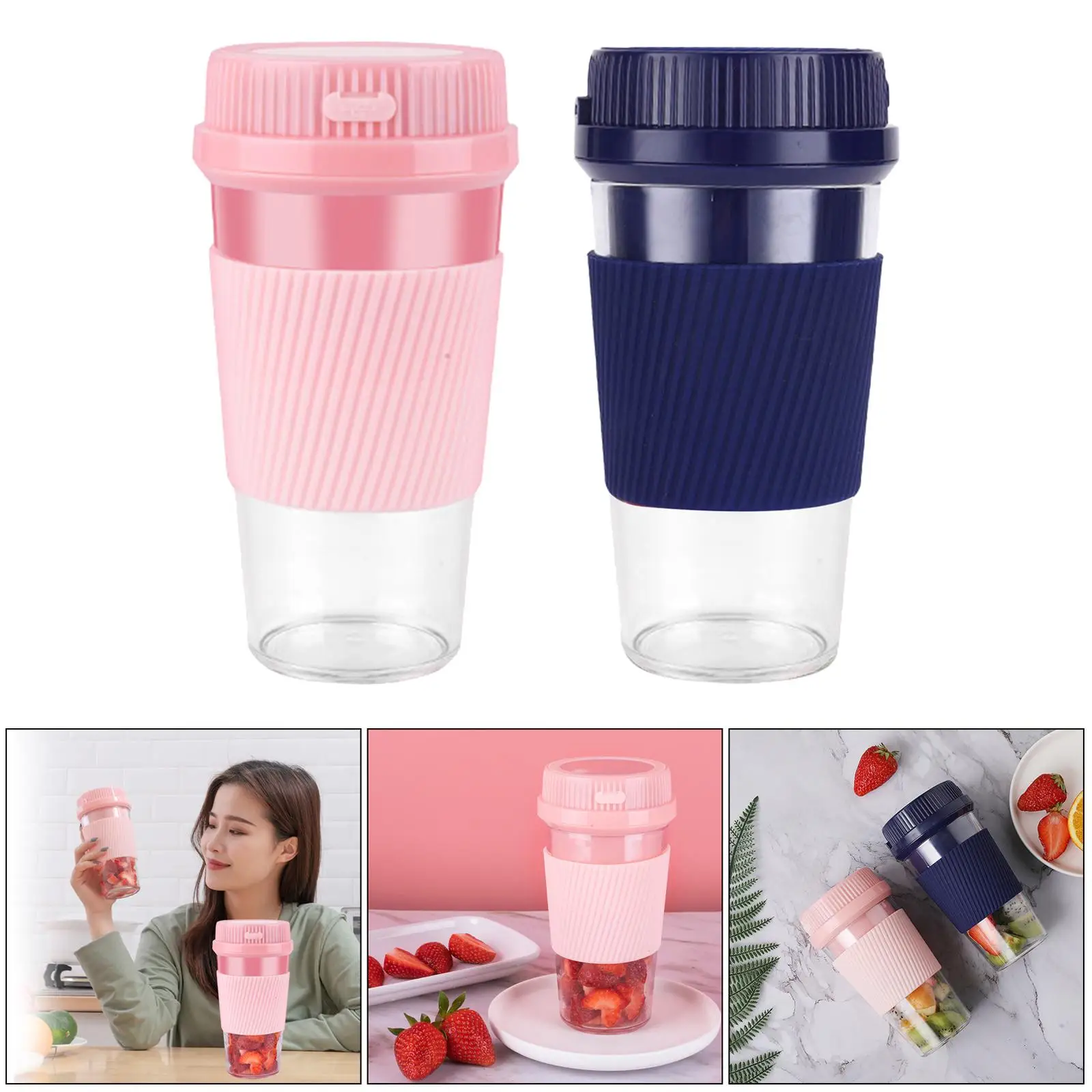 Small  Bottle  Mixer Personal  for , Fruit Vegetables Drinks, Ice, 300ml Capacity