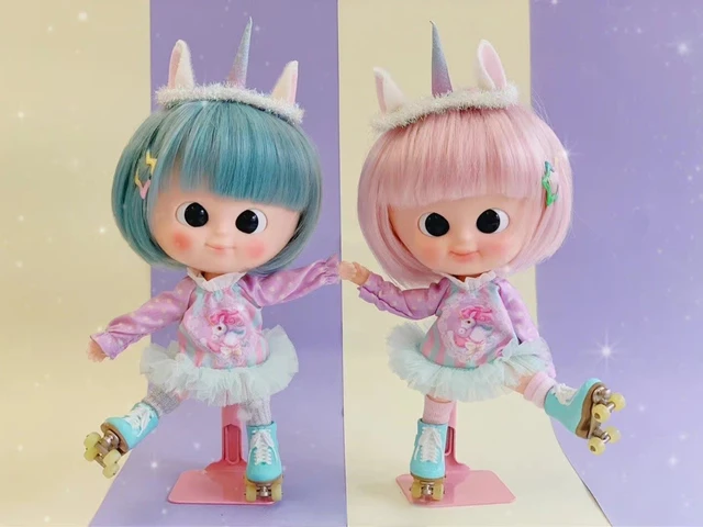 AMMC MUI-CHAN Rolling Unicorn IXDOLL BJD Doll Advanced Mini Skating MuiChan  Cute Girl Figures Body Moveable DIY Girl Gift Toys